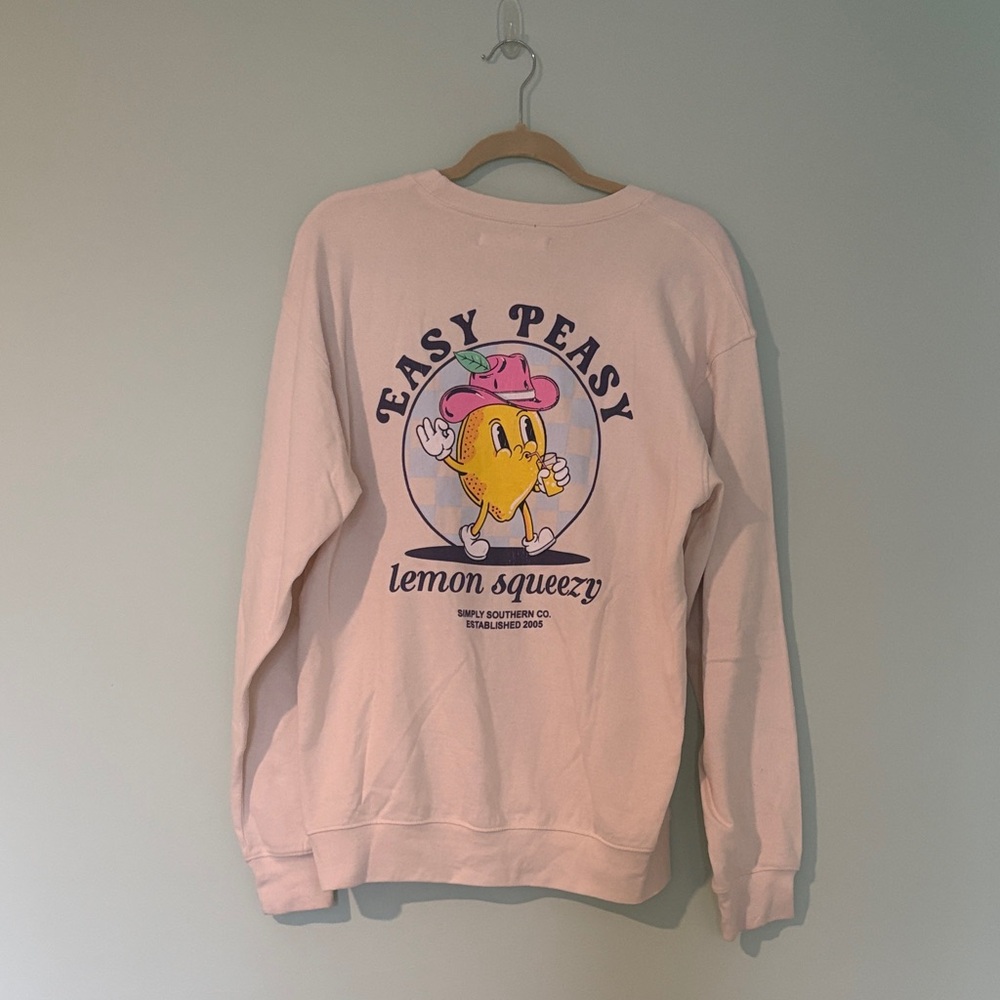 Simply Southern Pink Graphic Sweater